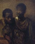 Rembrandt Peale Two young Africans. oil painting reproduction